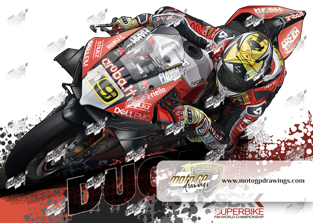 #19 Alvaro Bautista Ducati SBK Aruba Team