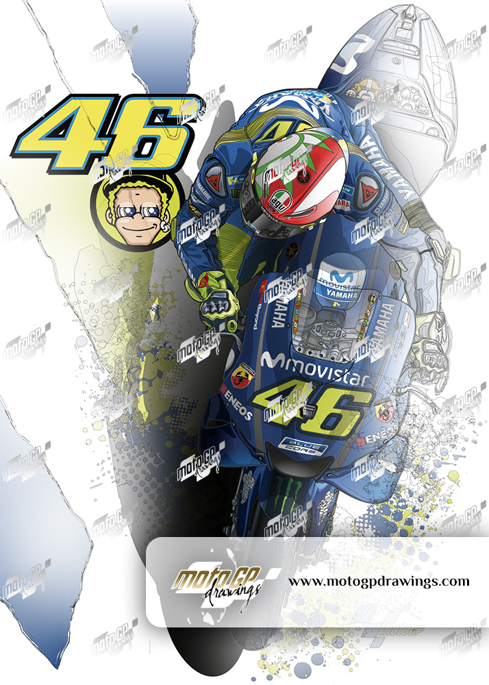 46 Valentino Rossi The Doctor Monster Energy Yamaha