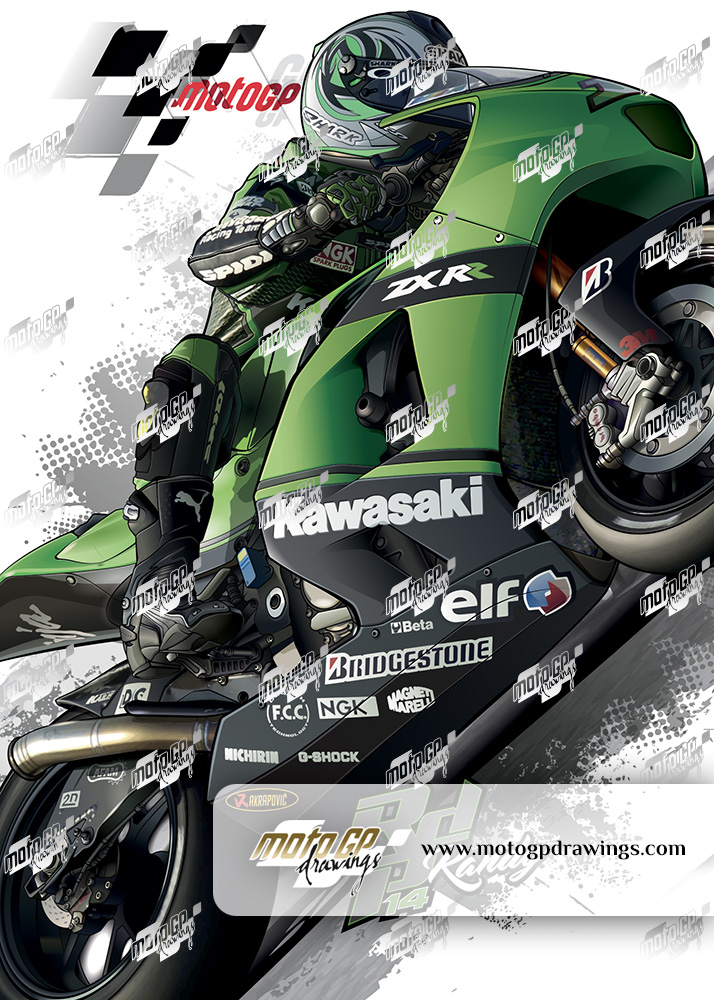 #14 Randy De Puniet Kawasaki Racing Team