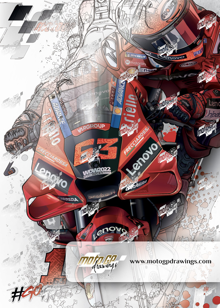 #63 Pecco Bagnaia Ducati Lenovo Factory team